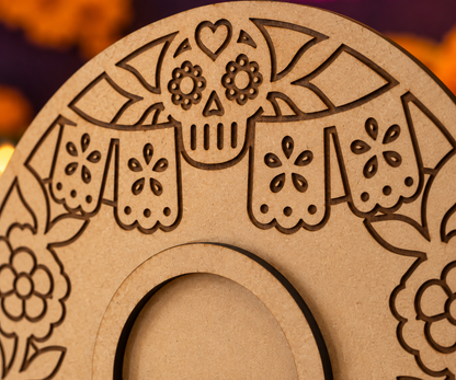 Altar armable Día de Muertos – Nicho 3 niveles