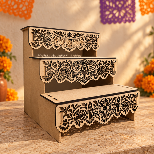 Altar armable de 30x30 cm - Corte láser